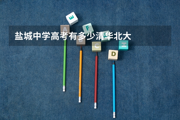 盐城中学高考有多少清华北大