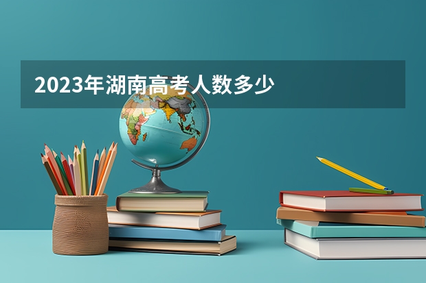 2023年湖南高考人数多少