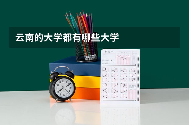云南的大学都有哪些大学