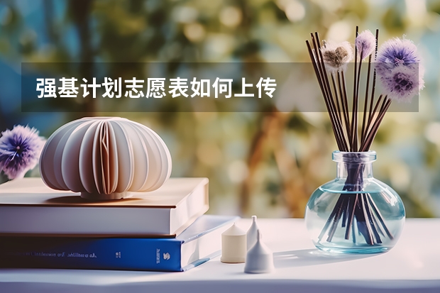 强基计划志愿表如何上传