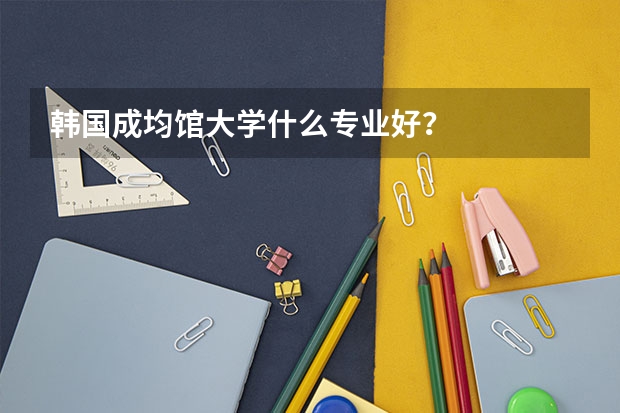 韩国成均馆大学什么专业好？