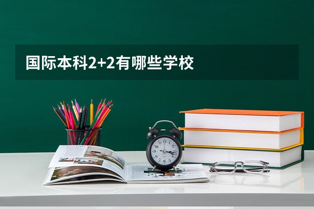 国际本科2+2有哪些学校