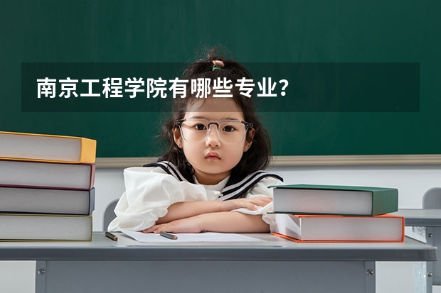 南京工程学院有哪些专业?