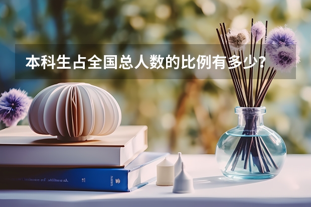 本科生占全国总人数的比例有多少？