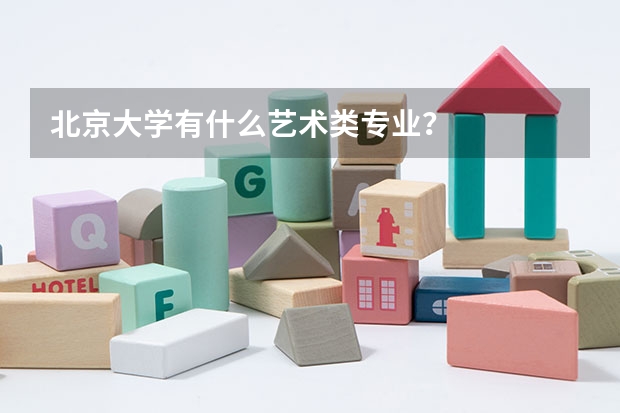 北京大学有什么艺术类专业？