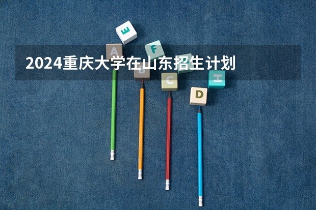 2024重庆大学在山东招生计划