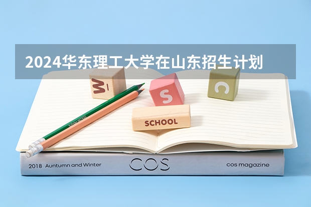 2024华东理工大学在山东招生计划