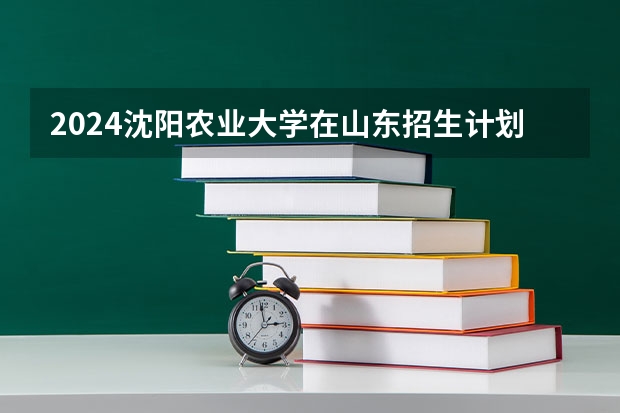 2024沈阳农业大学在山东招生计划