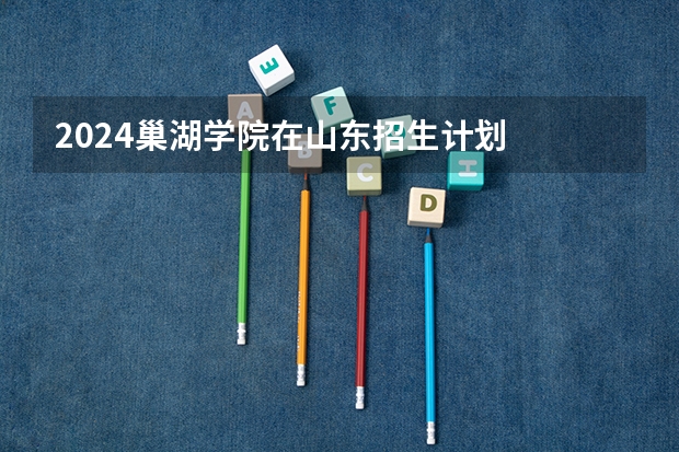 2024巢湖学院在山东招生计划