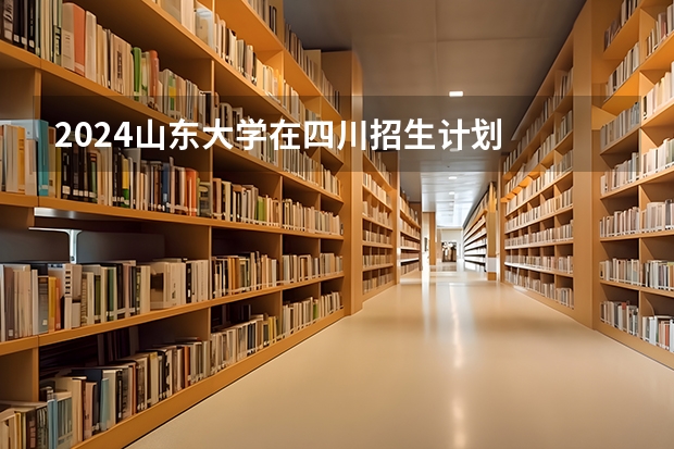 2024山东大学在四川招生计划