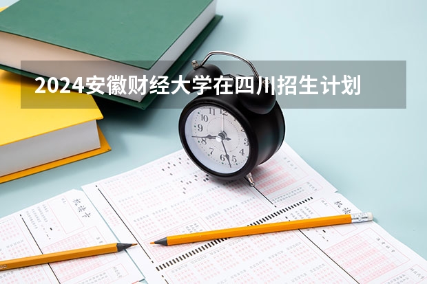 2024安徽财经大学在四川招生计划