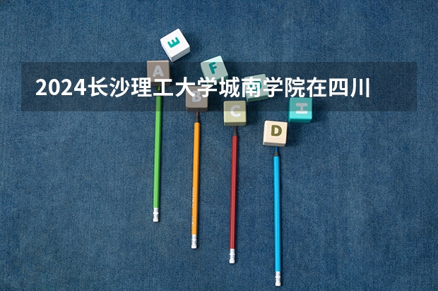 2024长沙理工大学城南学院在四川招生计划