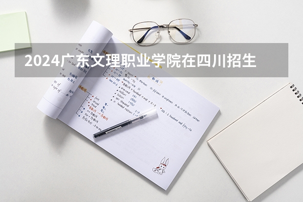 2024广东文理职业学院在四川招生计划