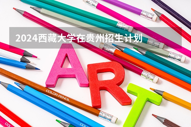2024西藏大学在贵州招生计划