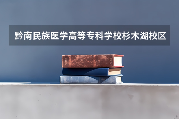 黔南民族医学高等专科学校杉木湖校区怎么样