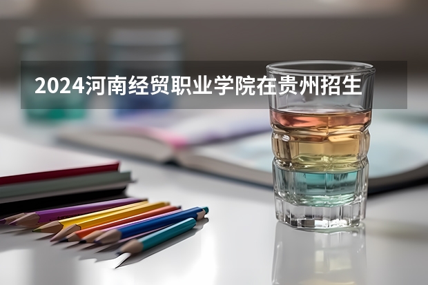 2024河南经贸职业学院在贵州招生计划