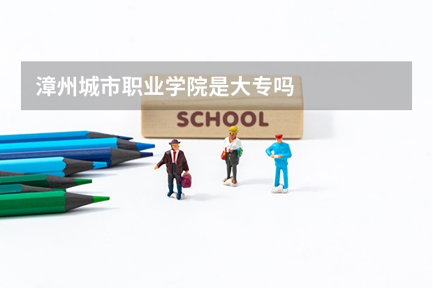漳州城市职业学院是大专吗