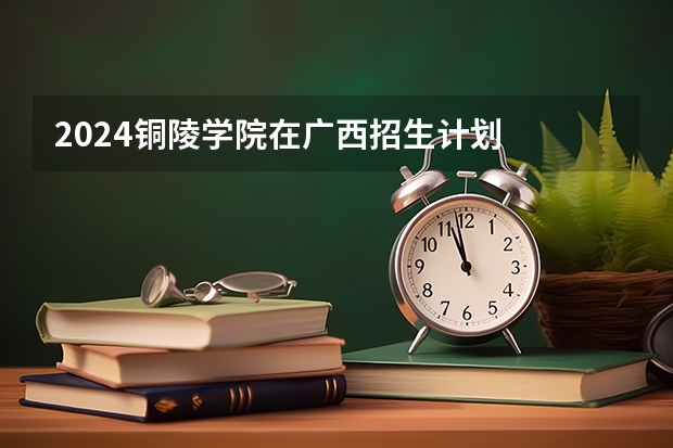 2024铜陵学院在广西招生计划