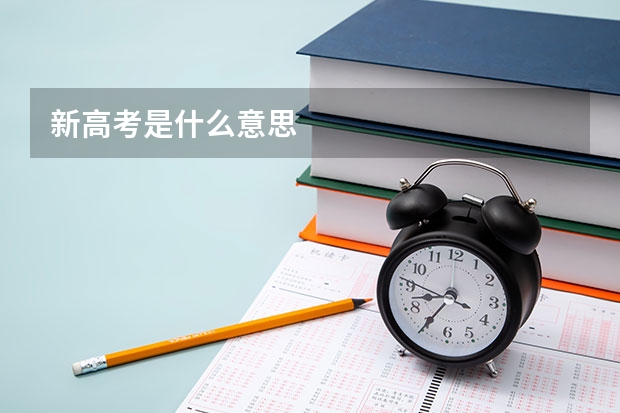 新高考是什么意思