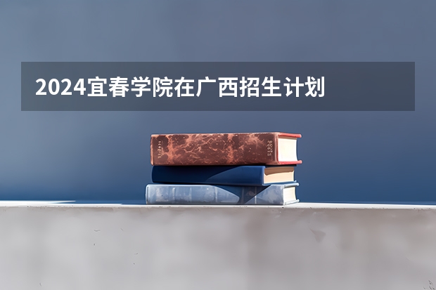 2024宜春学院在广西招生计划