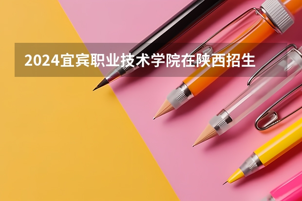 2024宜宾职业技术学院在陕西招生计划