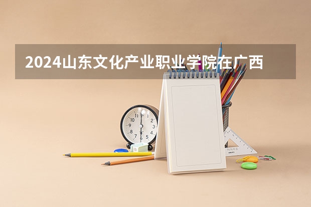 2024山东文化产业职业学院在广西招生计划