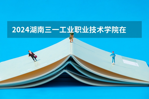 2024湖南三一工业职业技术学院在广西招生计划