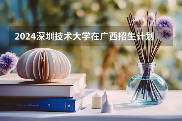2024深圳技术大学在广西招生计划
