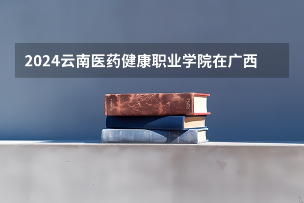 2024云南医药健康职业学院在广西招生计划