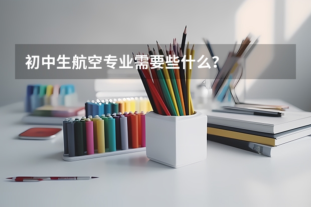 初中生航空专业需要些什么?