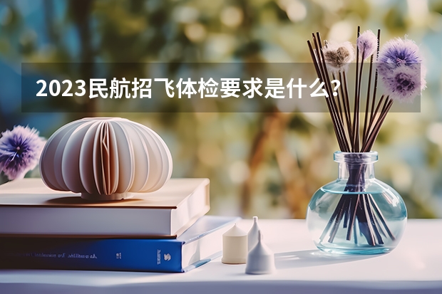 2023民航招飞体检要求是什么？