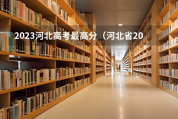 2023河北高考最高分（河北省2023年高考人数）