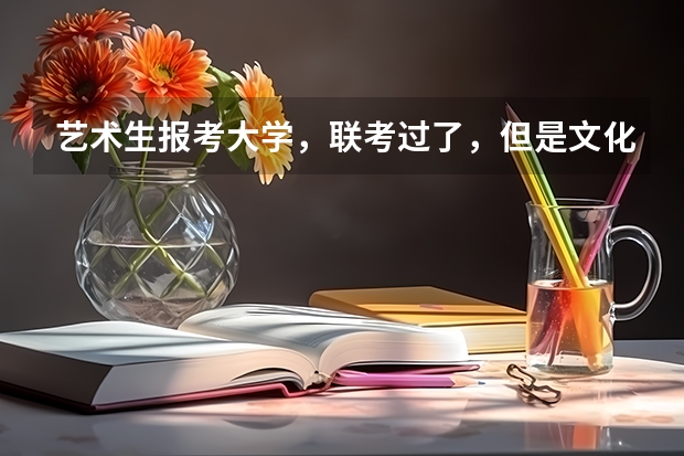 艺术生报考大学,联考过了,但是文化课没过本科线怎么办啊?